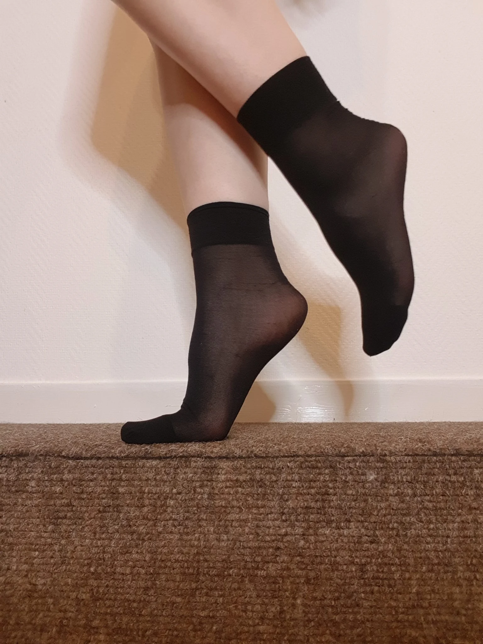 Petite chaussette fine noire