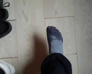 Chaussette pied droit sportive