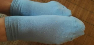 Chaussette bleu