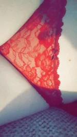 string rouge avec mouille
