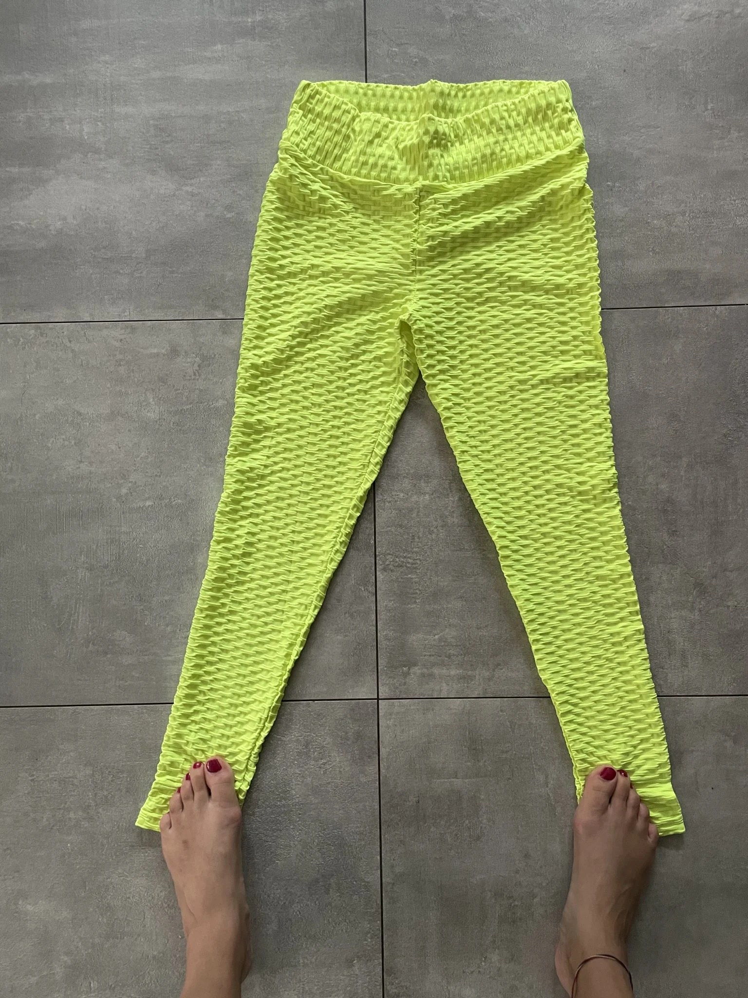 Legging jaune fluo