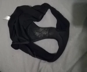 Culotte salle dans laquelle je me suis touchée