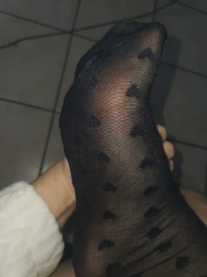 Collants porté sans culotte durant période