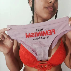 Culotte rose « Make feminism great again »