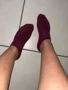 Jolie pied avec chaussette