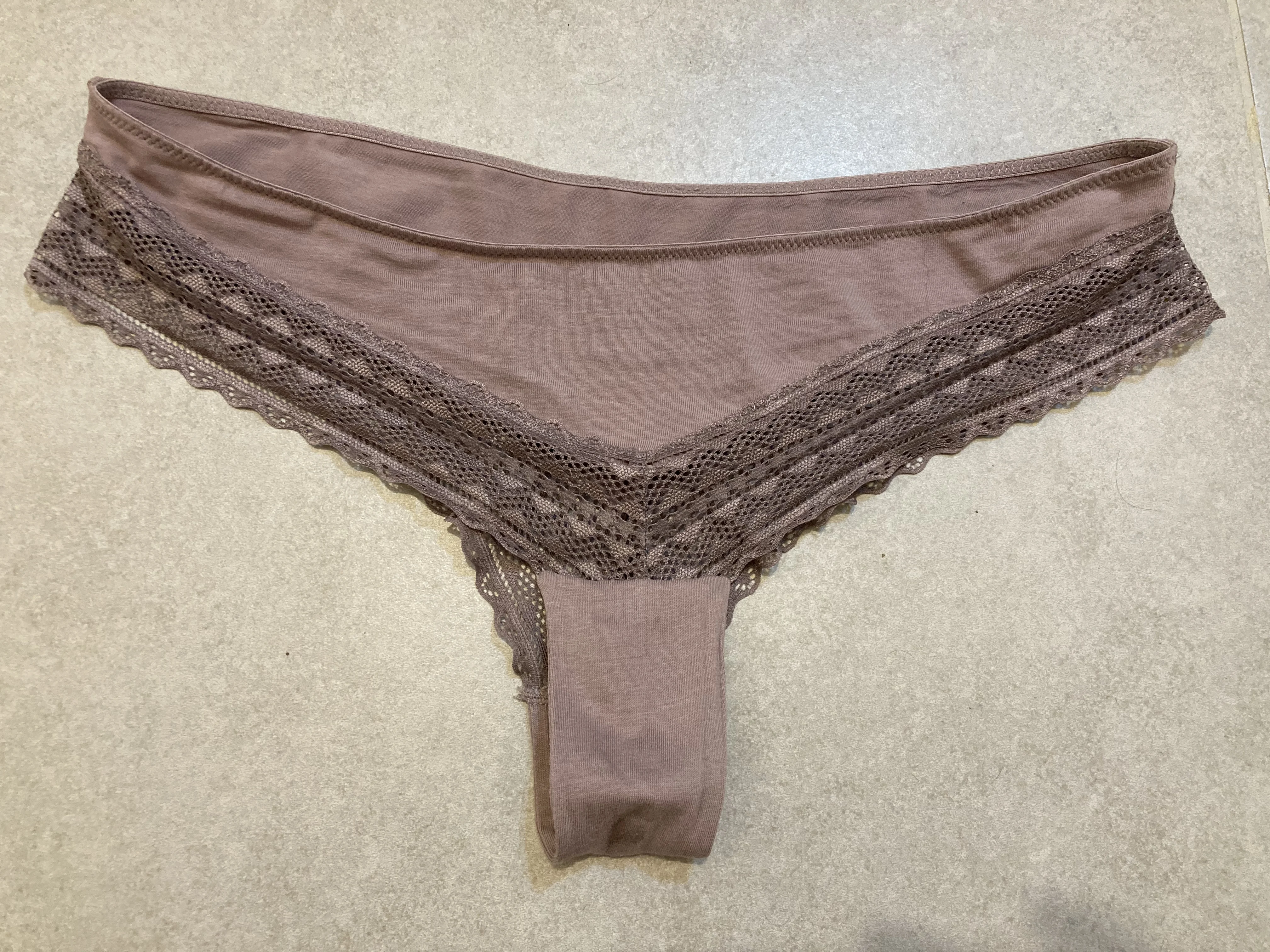 Tanga en coton vert, violet ou blanc – Image 2