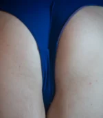Culottes bleu portées 3 jours avec masturbation