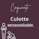 Culotte personnalisable