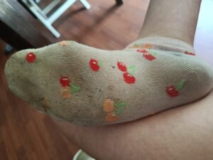 Socquettes sales