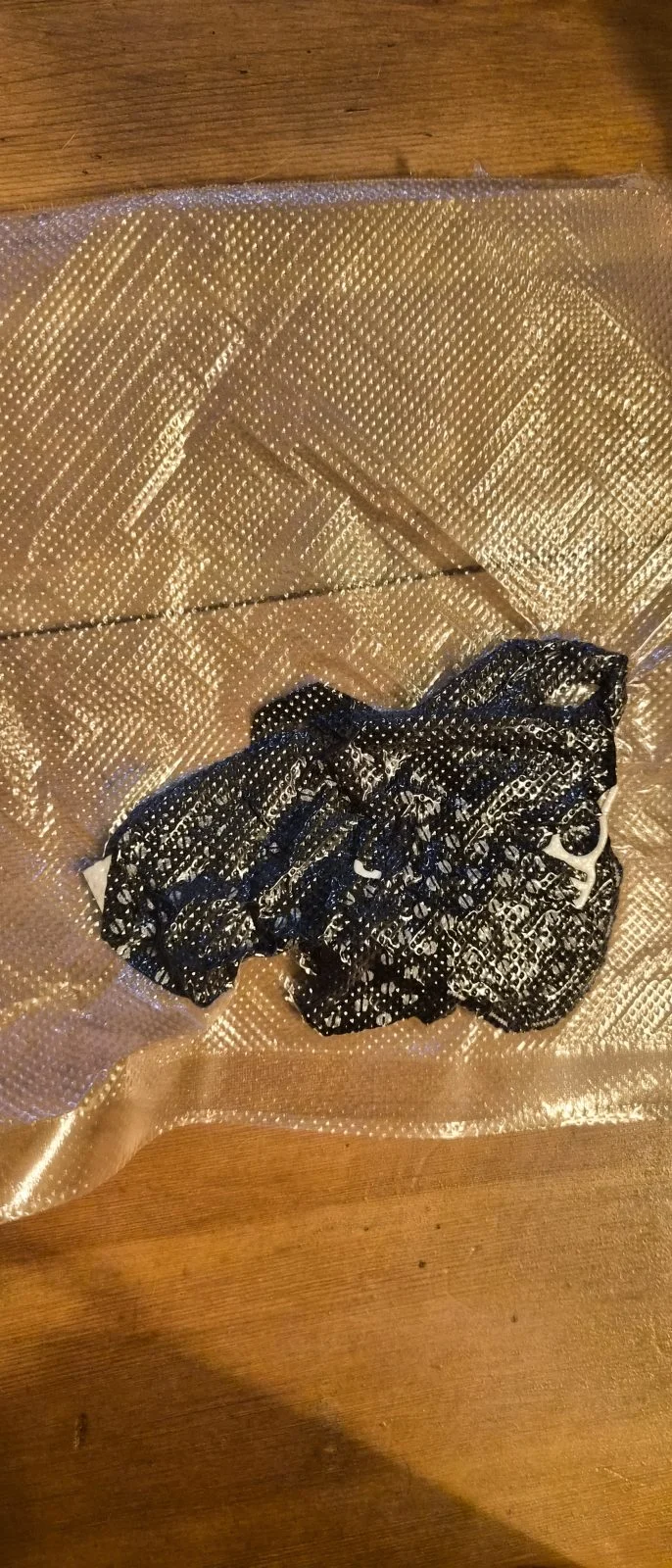 🖤String noir a pois blanc😈💋. Emballage sous-vide 💯 – Image 2