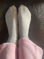 Chaussettes grises bien usée