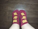 lot de 3 Photos de mes chaussettes du soir