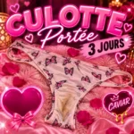 Culotte portée 3 jours version caviar 🍫 modèle au choix