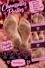 Mes chaussettes blanches en coton portées 3 jours 🧦