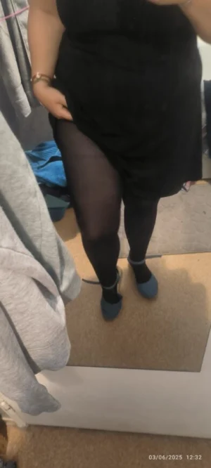 Collant porté nue