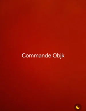 Commande spéciale Objk