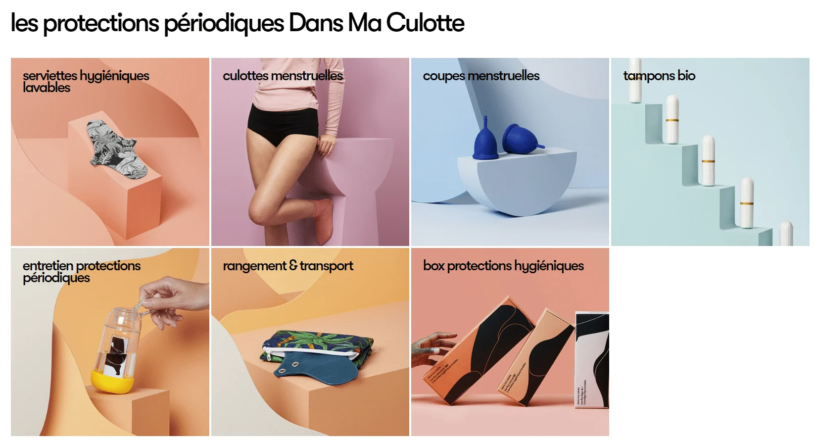 Lingerie portée présentée dans un emballage discret